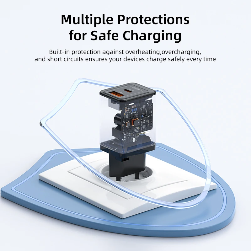 VYVYLANS 20 واط GaN USB نوع C شاحن PD شحن سريع الهاتف آيفون 17 16 15 14 13 12 11 برو ماكس آي باد صغير شحن #6