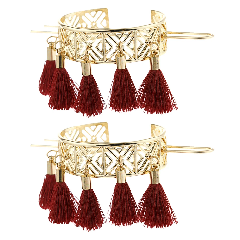 

Shape Retro Tassel Hairpin Accessories Accessory for Headgear Bun Women's