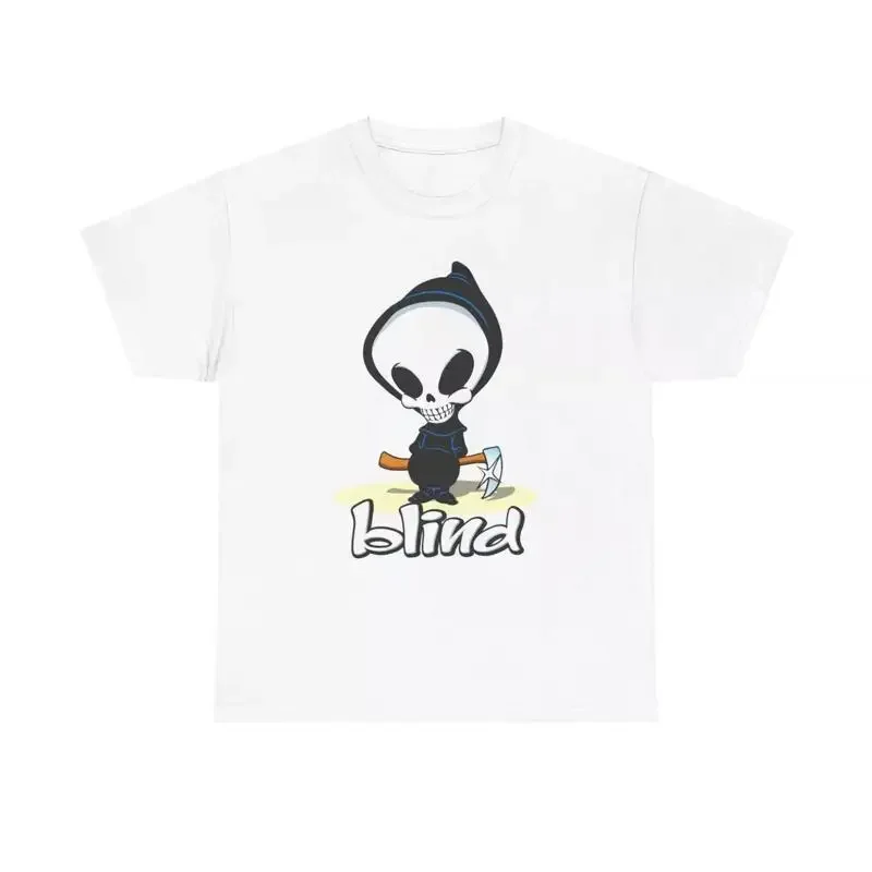 Blind Skateboards T Shirt Vintage Retro 90s Heavy Cotton