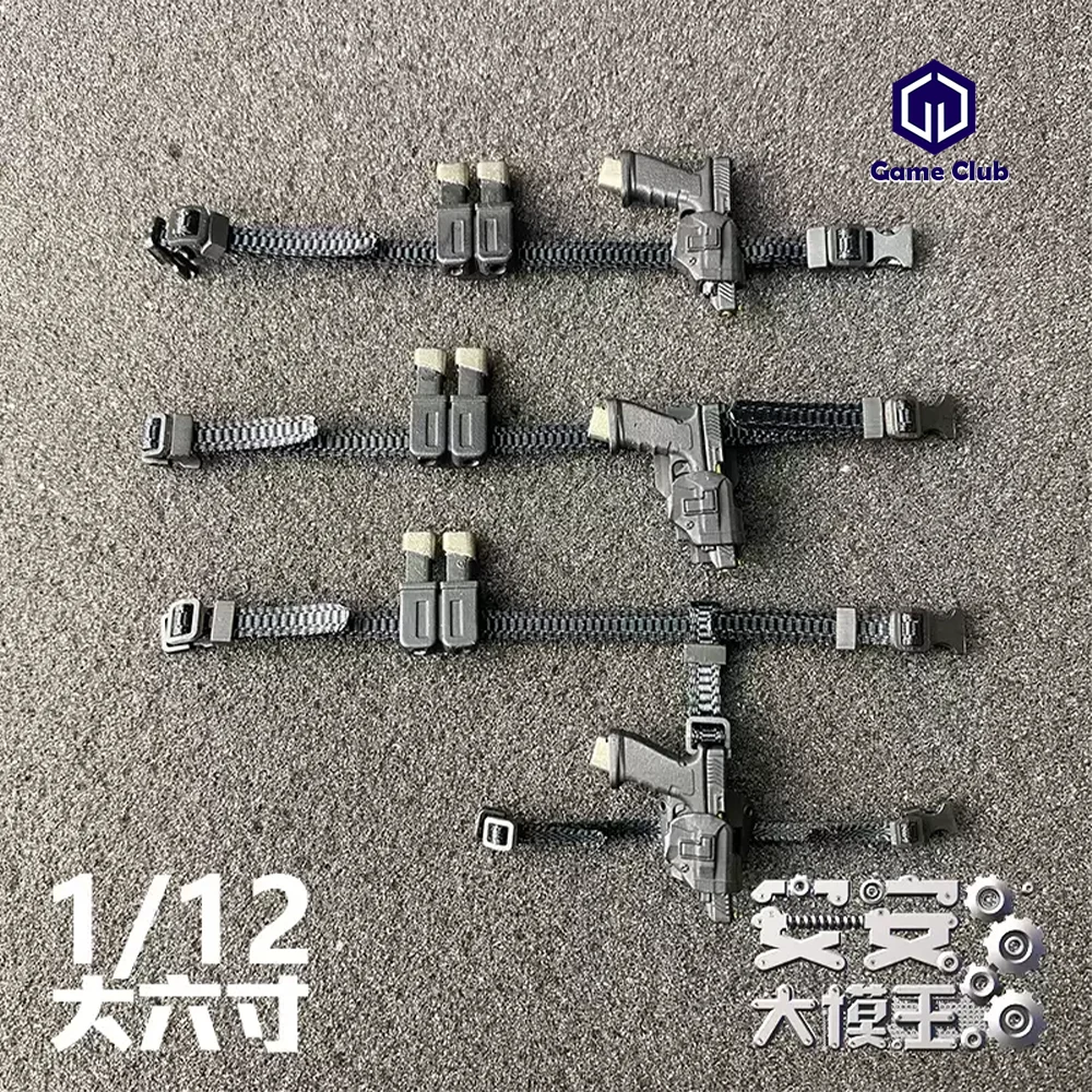 TTI G34 1/12 3D Resin Fast Pursuit 2 Detachable Rifle Gun Magazine Weapon Scene Props For 6in Mezco HASUKI Action Figure Model