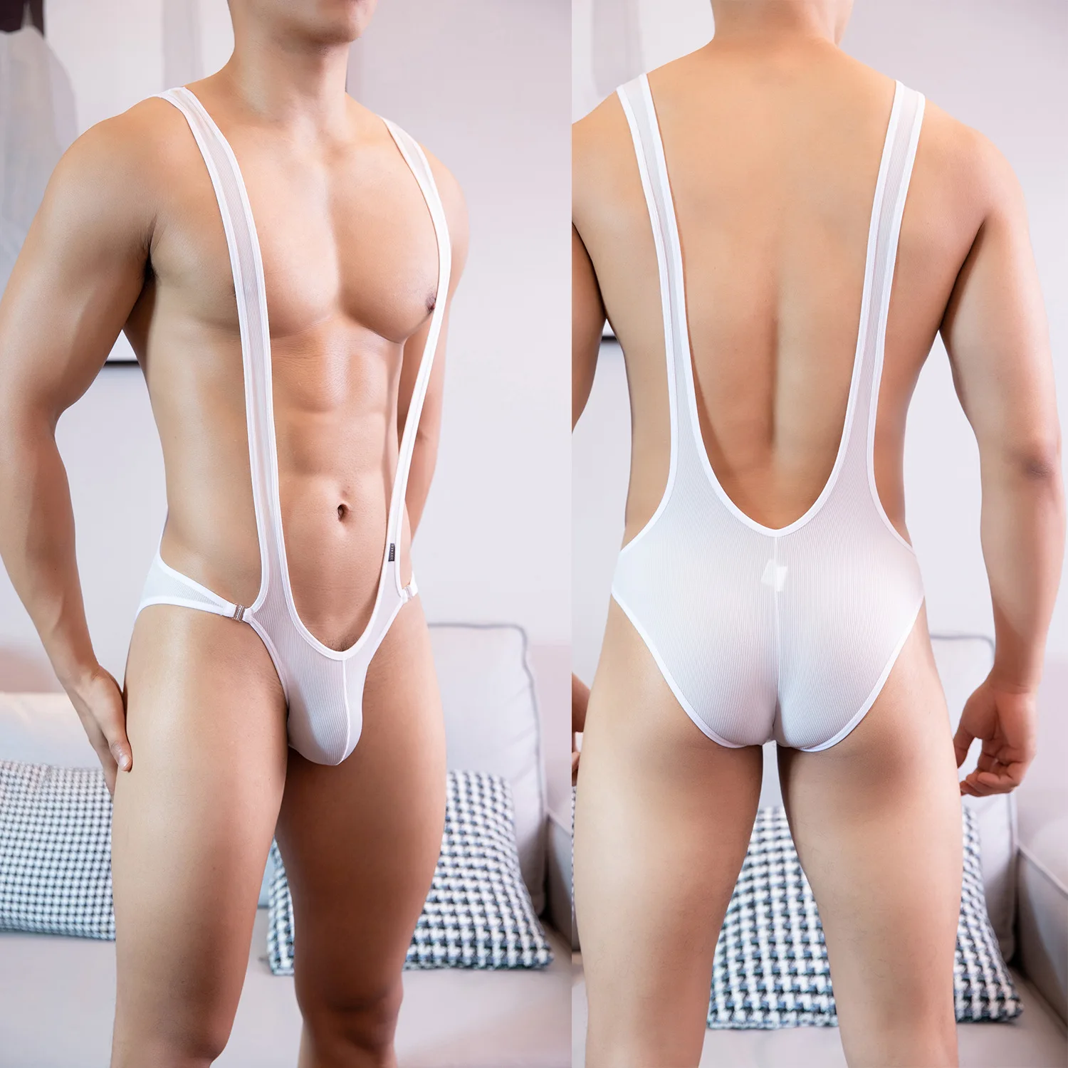 

Sexy suspender bodysuit high elastic men's sexy underwear men's sexy underwear