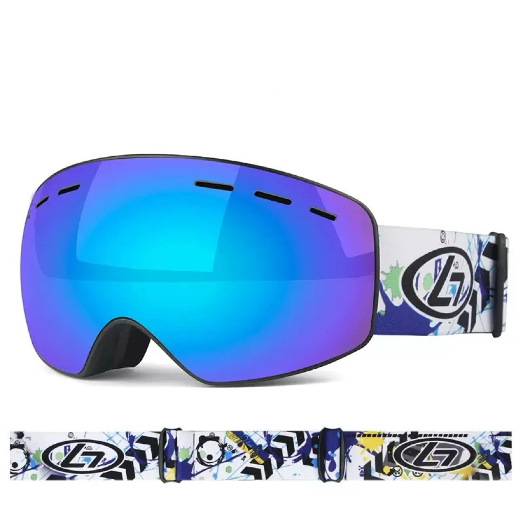 Kinder Skibril Dubbelzijdige Anti-Fog Hd Lenzen Kids Skibril Wintersportaccessoires