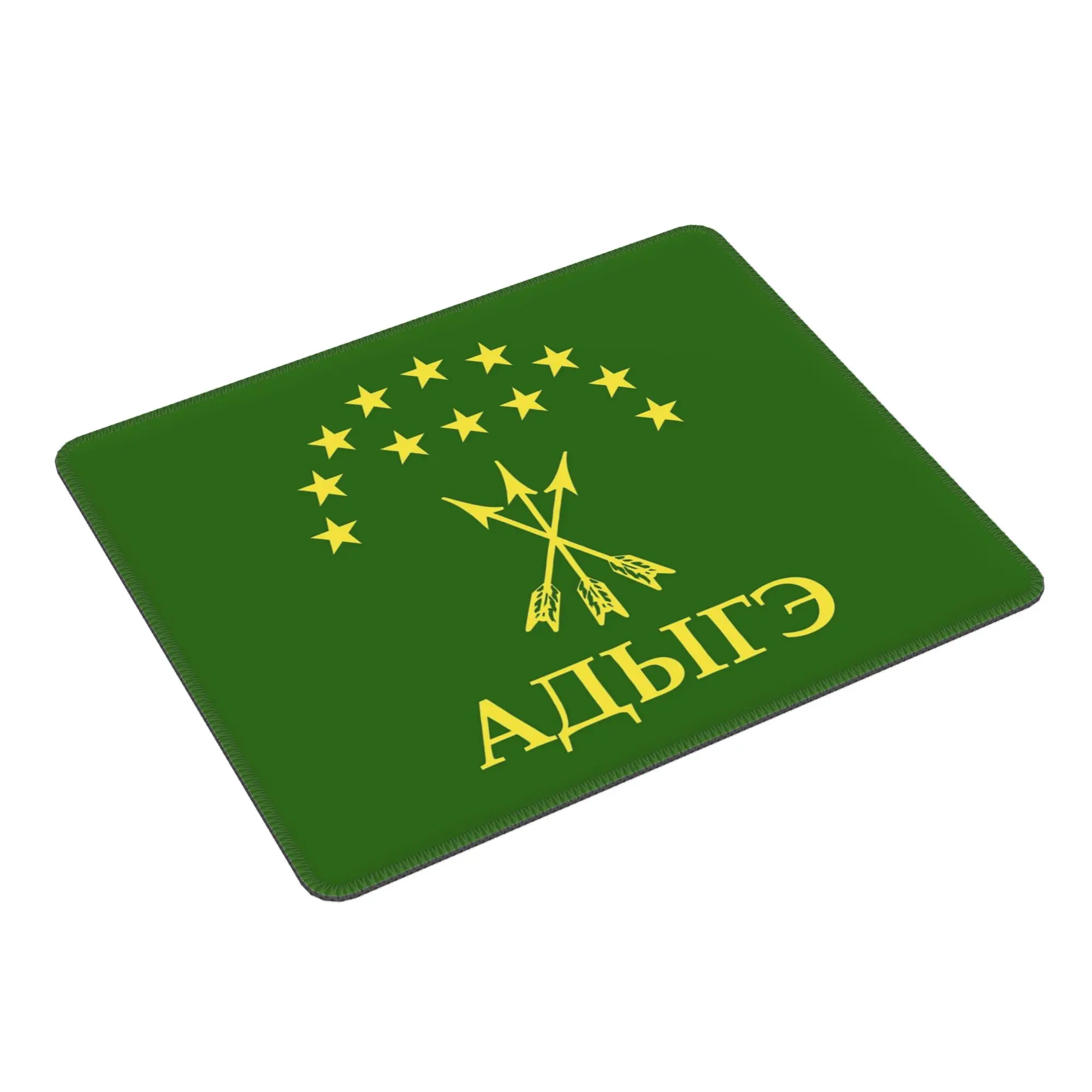 

Adiga Gift For Circassian Great Adygea Flag Mouse Pad Computer Keyboard Mouse Mat Gaming PC Laptop Desk Mat Office Table Mats