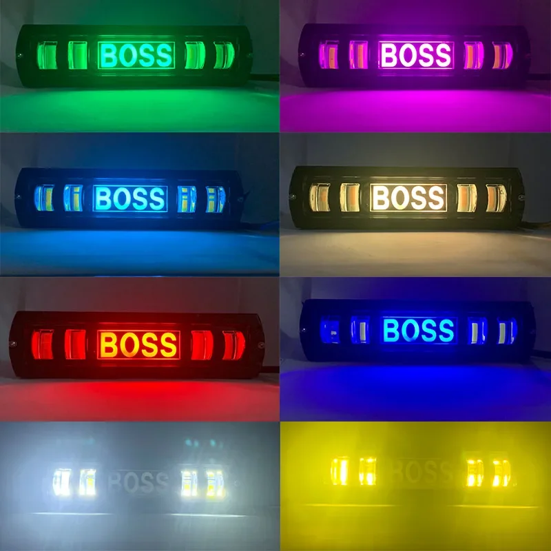 Rectangl Led Work Light Bar  Spotlight 28W Work Light Headlight For SUV Truck Off Road Night Driving Light Car Led Lamp