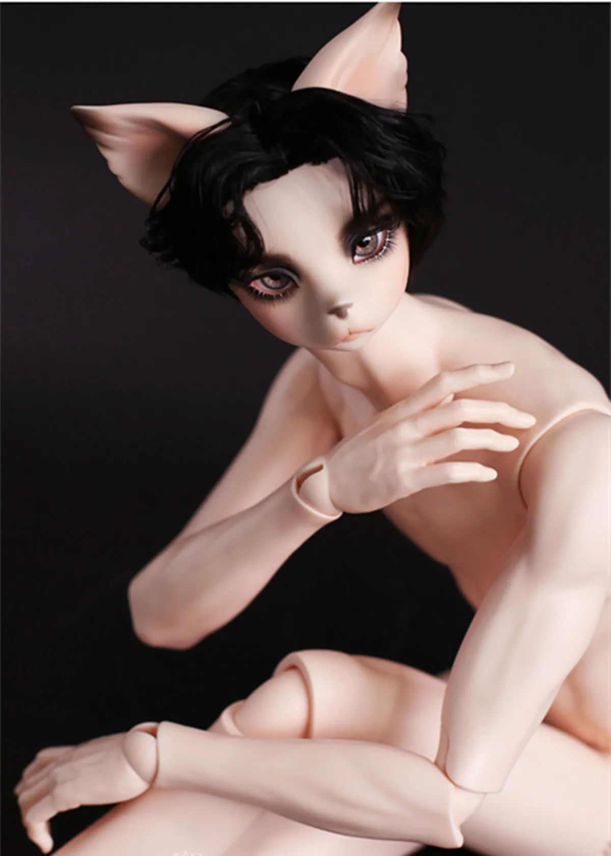 새로운 BJD SD 동물 늑대인간 개 머리 1/3 아서 (남성 인체) 무료 눈 레진 피규어 꿈같은 인형 스팟 메이크업
