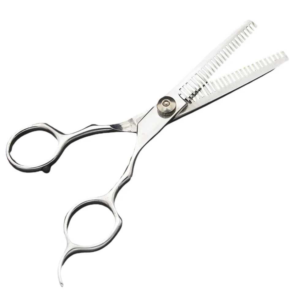 

Double Teeth Haircut Scissors Stainless Steel Barber Shears Hairdressing Tools Portable Hair Styling Accessories Home