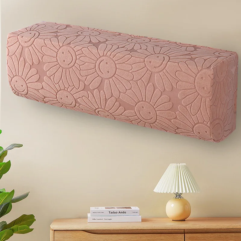 Universal Wall Mounted Air Conditioner Cover Dustproof Protector All-in-One Machine Washable Cartoon Cute Wall Mounted AC Cover
