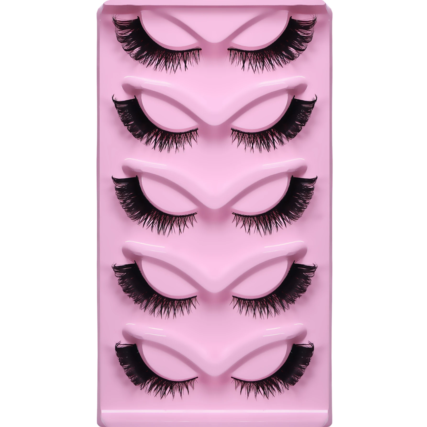 15 paires/3 paquets de cils oeil de chat cils longs Look oeil de chat cils vaporeux extrémité des yeux bande allongée faux cils épais