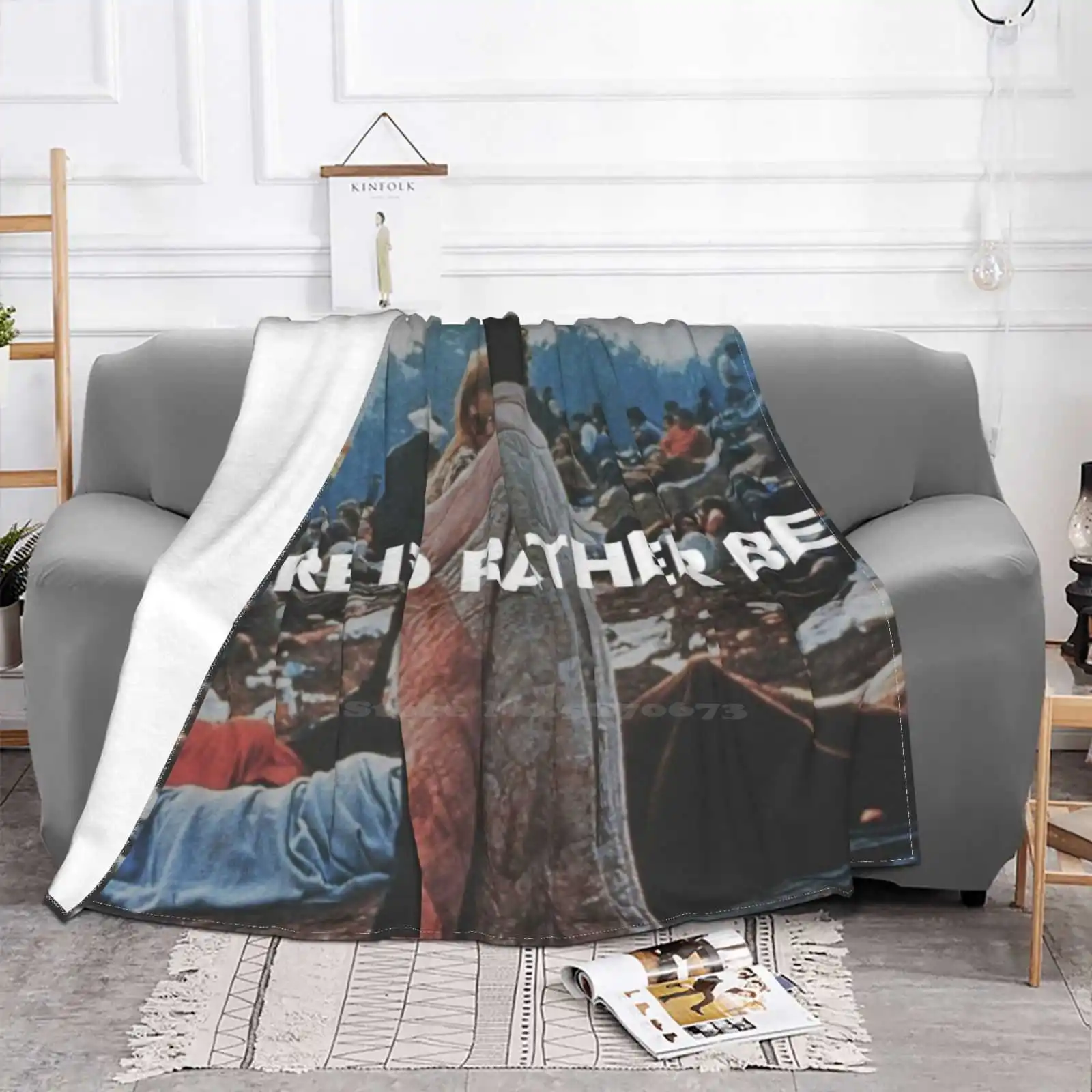 Woodstock Top Quality Comfortable Bed Sofa Soft Blanket Woodtock 60S Hippie Janis Joplin Grace Slick Jefferson Airplane Purple