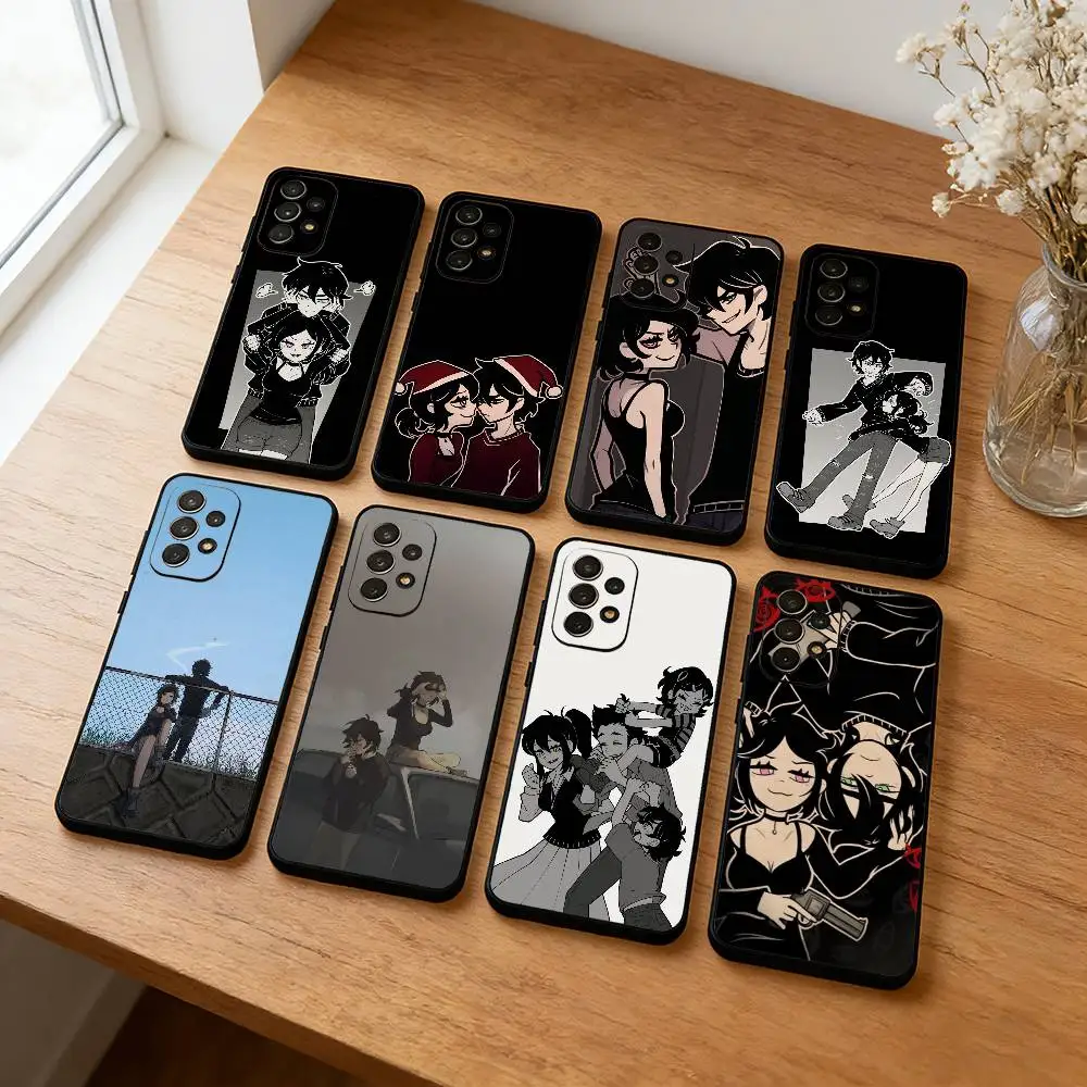 

T-The Coffin of Andy and L-Leyley Phone Case For Samsung S25,S24,S23,S22,S21,S20,Plus, Soft Silicone Black Cover