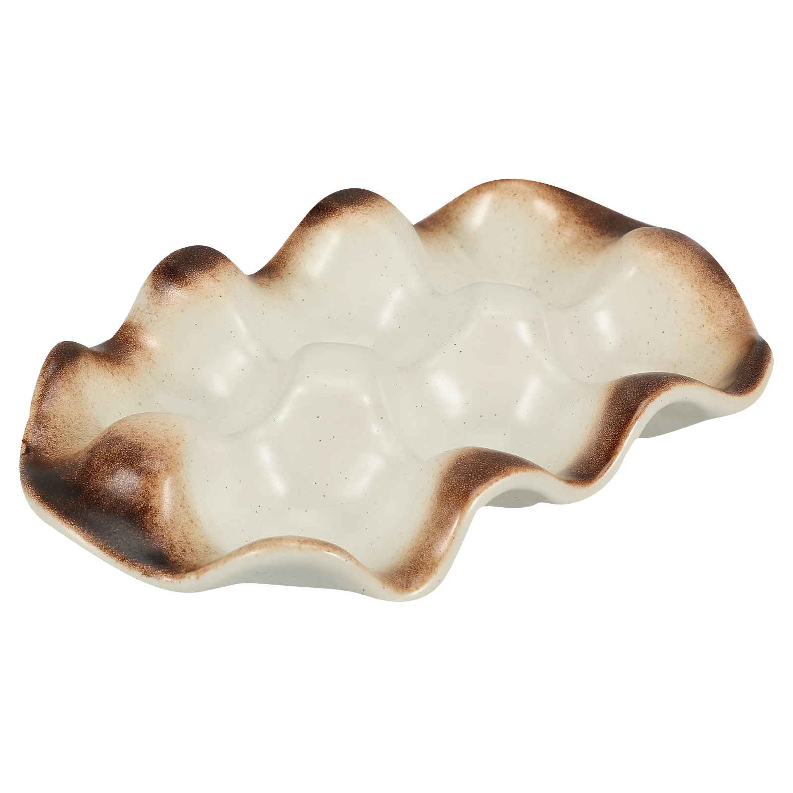 

Tray Egg Holder Creative Ceramic Stand Container Eggs Organizer Stands for Display