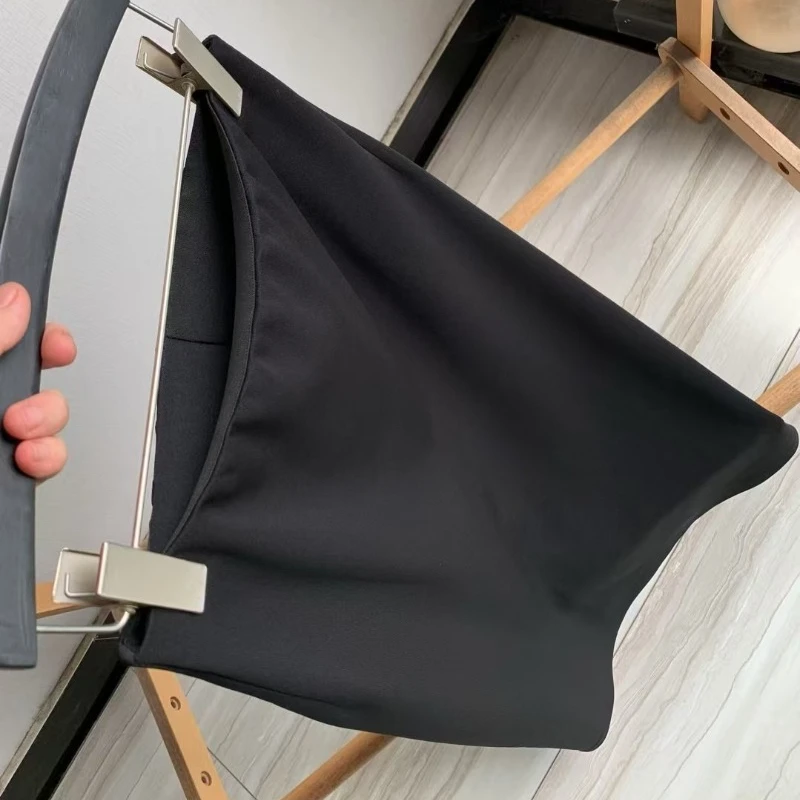 

Summer Black Knitted Acetate Skirt