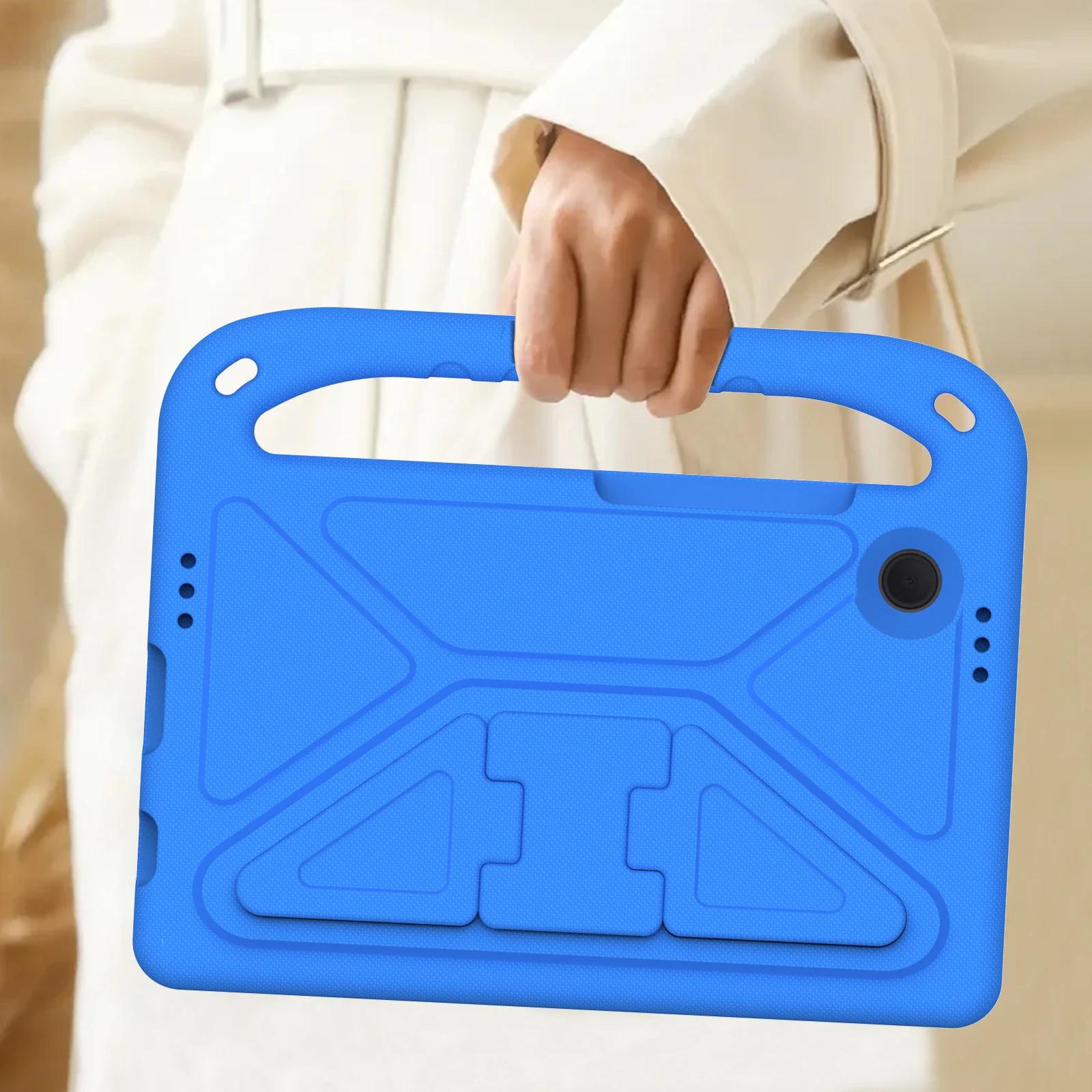 Etui z pianki EVA dla dzieci z funkcją podstawki do Samsung Galaxy Tab A9 Plus A8 10.5 SM-X200 X205 X207 S6 Lite 10.4 P613 P619 A7 Lite 8.7 T220 T500 — zdjęcie produktu 6