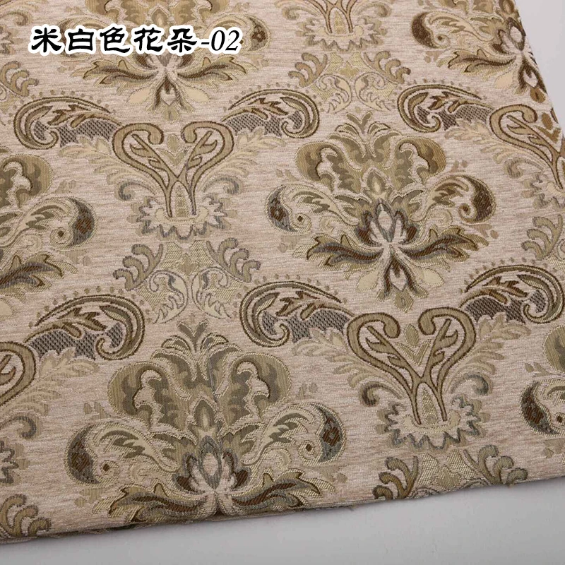 Jacquard Chenille Bankstof Europese Stijl Hoge Precisie voor Bekleding Woondecoratie Draperiehoezen per meter