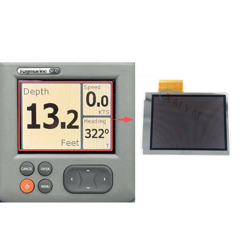 

For Raymarine ST70 Autopilot Control Unit E12196 Controller /SeaTalkNG Color ST70 LCD Display Screen Replacement and Repair Use