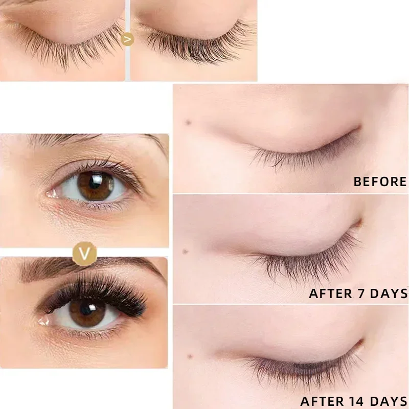 Serum przyspieszające wzrost rzęs 7 dni Naturalny wzmacniacz rzęs Dłuższe, pełniejsze, grubsze rzęsy Kuracja Nowe produkty Pielęgnacja oczu Makijaż