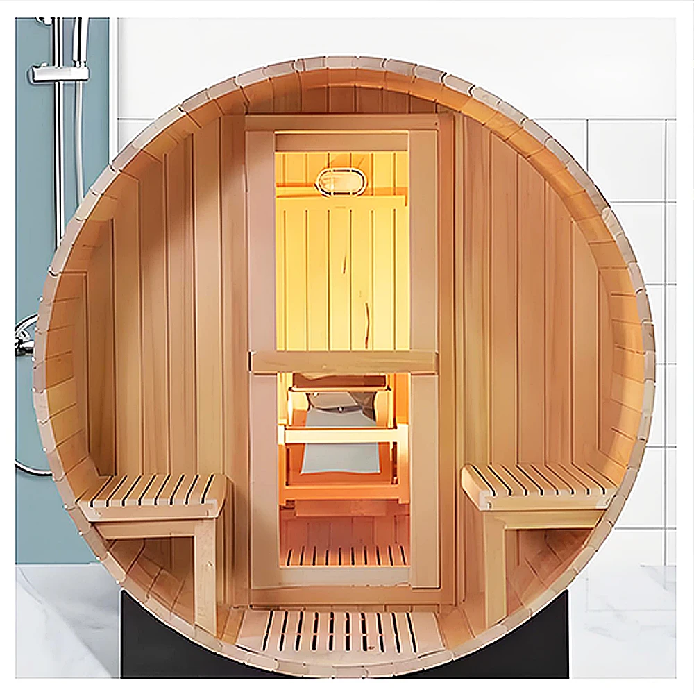Outdoor  Sauna Room  6 Person Wood Stove Sauna for Outdoor Use