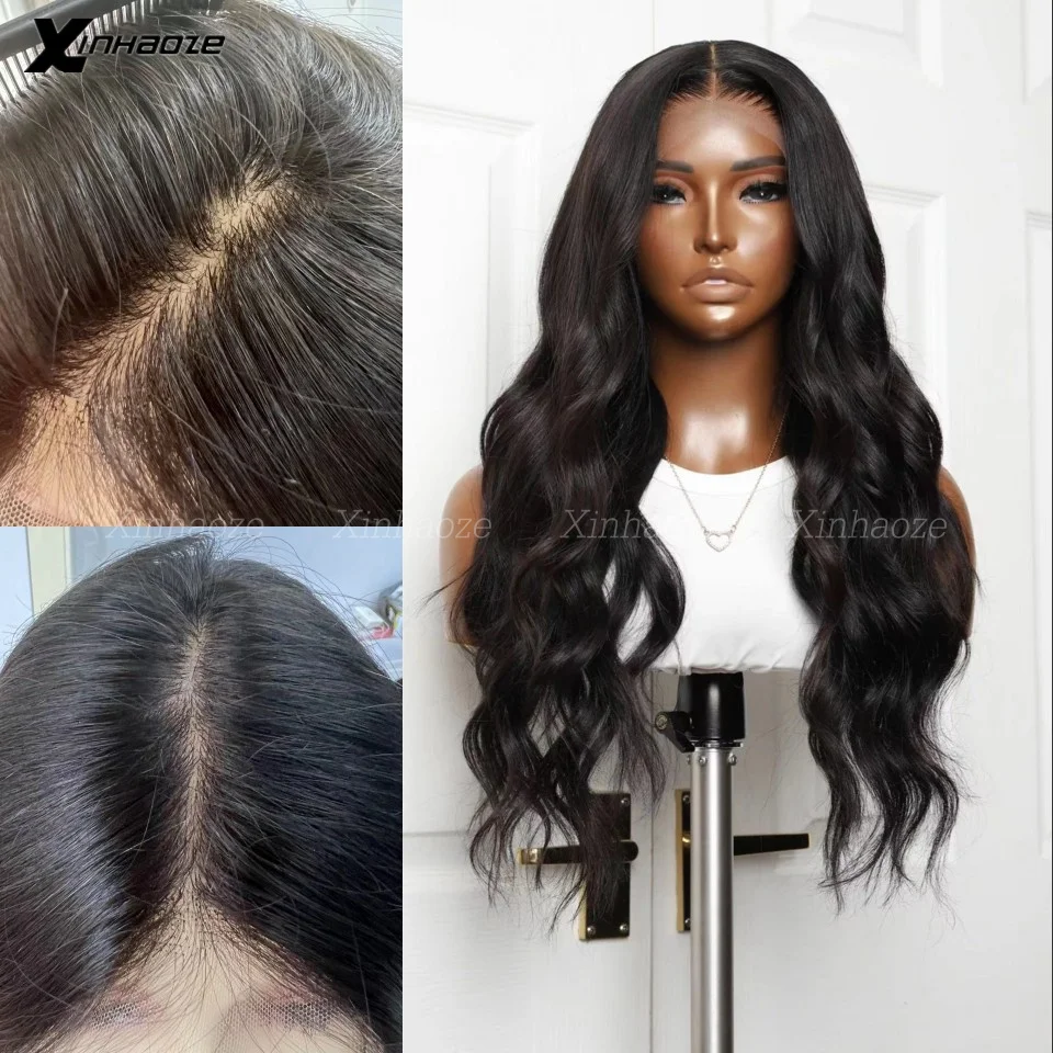 

Body Wave 13x4 Silk Base Top Wig 13x6 /13X4 Deep Parting Human Hair Lace Front Wigs #1 Jet Black Full Lace Human Hair 360