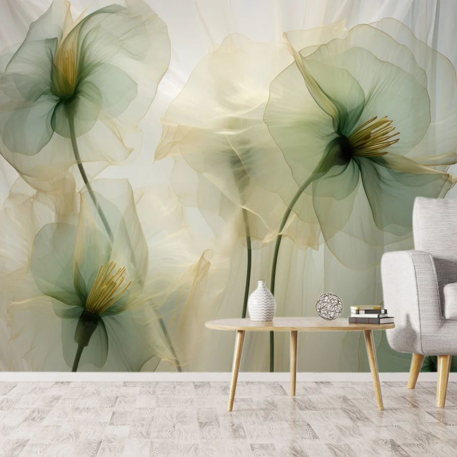 Custom Removable Self Adhesive Optional Wallpaper for Bedroom Walls  Decoration Wall Papers Home Decor Wild Floral Mural Prints