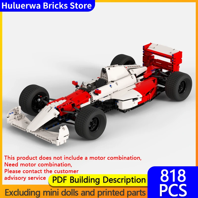 

Speed Racing Car Model MOC Building Bricks Formula Racing Car Modular Technology Children Holiday Gifts Assemble Toys Suit