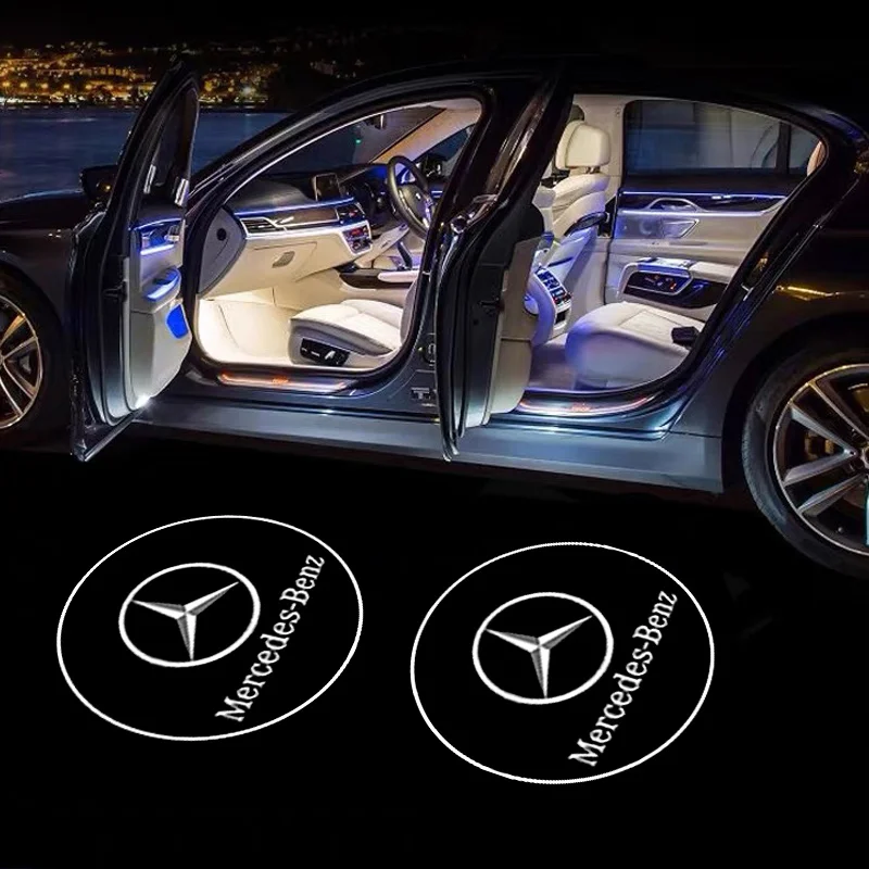 

Fashion Car Door Welcome Light Logo Projection Lights For Mercedes Benz AMG W177 W176 X166 X167 C257 C218 X253 C118 C117 H247
