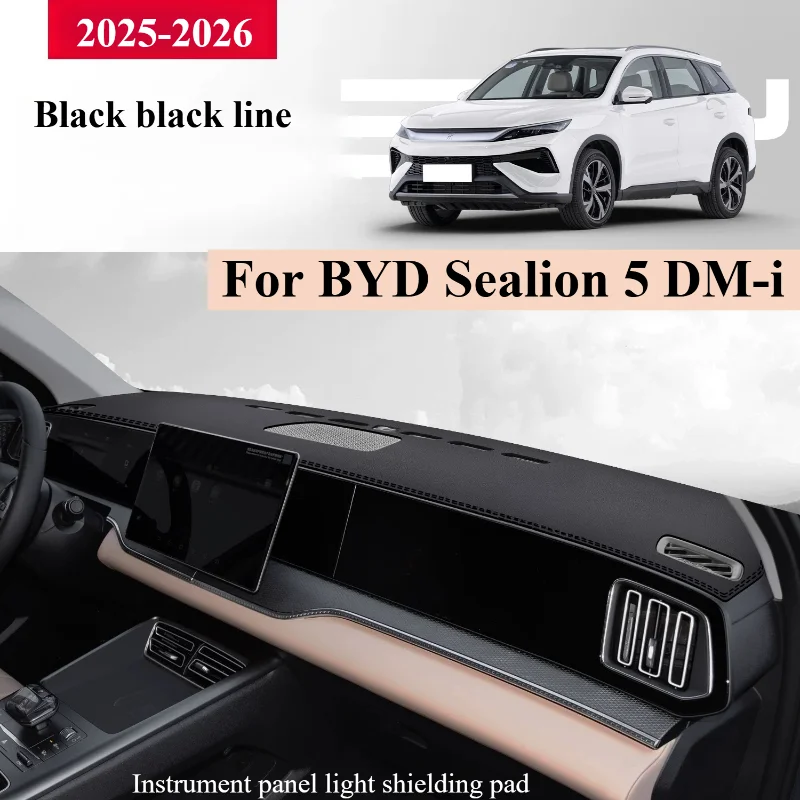 For BYD Sealion 5 DM-i 2025-2026 Anti-Slip Anti-UV Mat Car Dashboard Cover Pad Dashmat Protect Sunshield Pad Accessories