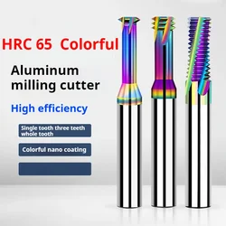 CNC HRC60 Carbide Single Tooth Thread Milling M1 M1.2 M1.4 M1.6 M1.8 M2 Machine end Mill Cutters M10 M12 M14 M16 Thread Milling