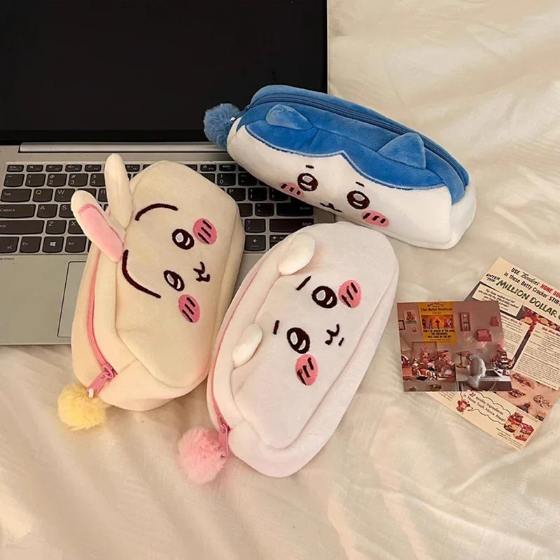 Niedlicher Cartoon-Bleistiftetui Kawaii Usagi Schreibwarenbeutel Neujahrsgeschenk Schul- und Bürobedarf Kawaii Organizer – Detail 3