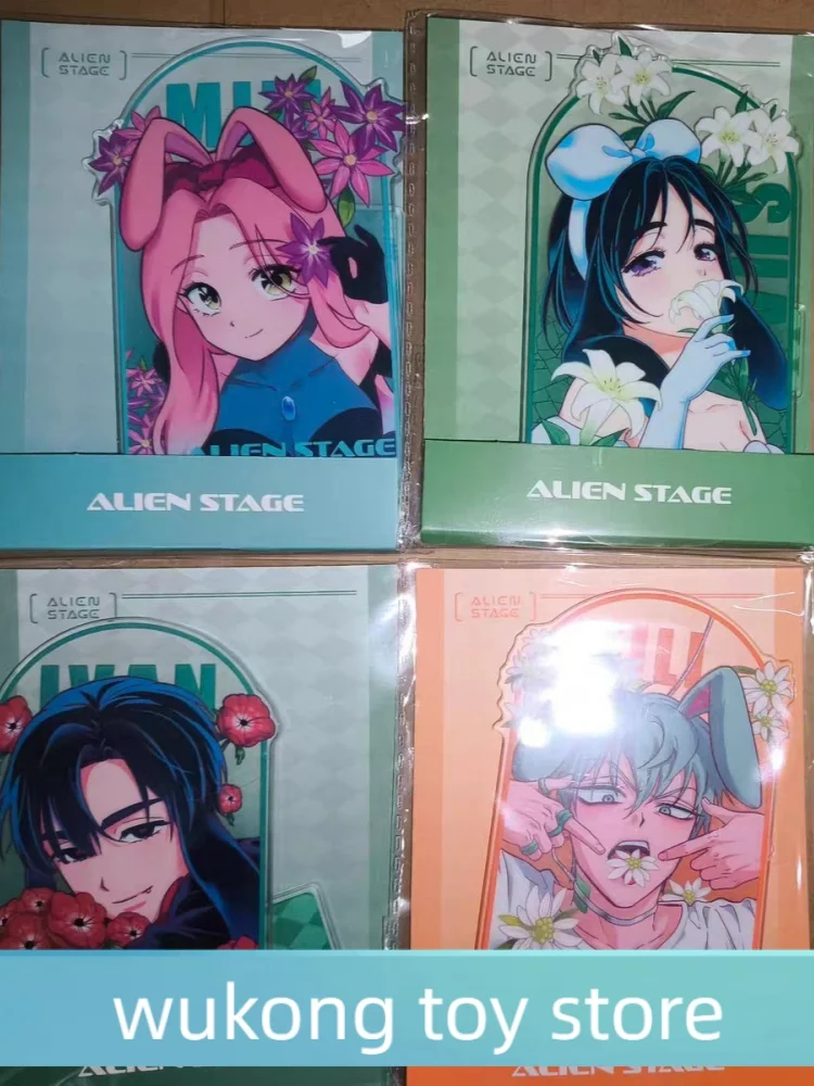 

Оригинальная серия Alien Stage Rabbit, аниме, периферийные акриловые стойки, цветная бумага, украшение для рабочего стола, декор для стола, Иван Till, фанат, подарок