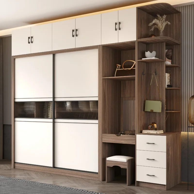 

Jewelry Sliding Door Wardrobes Orgnizer Luxury Storage Bedroom Wardrobe Organizer Clothes Organizer Muebles Hotel Furniture