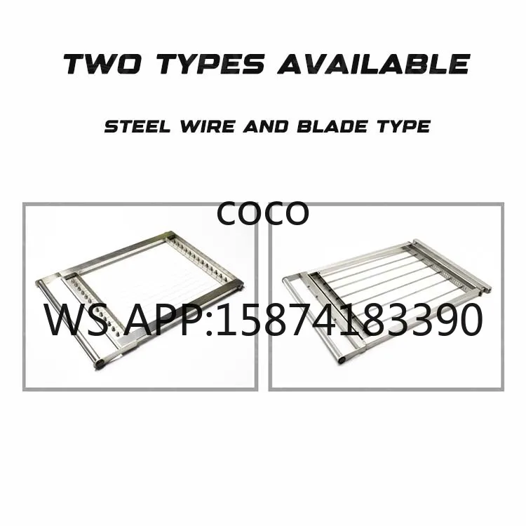 Manual Double Arm Wire Cutter for Cheese Cake & Chocolate Guitar Cutting Machine