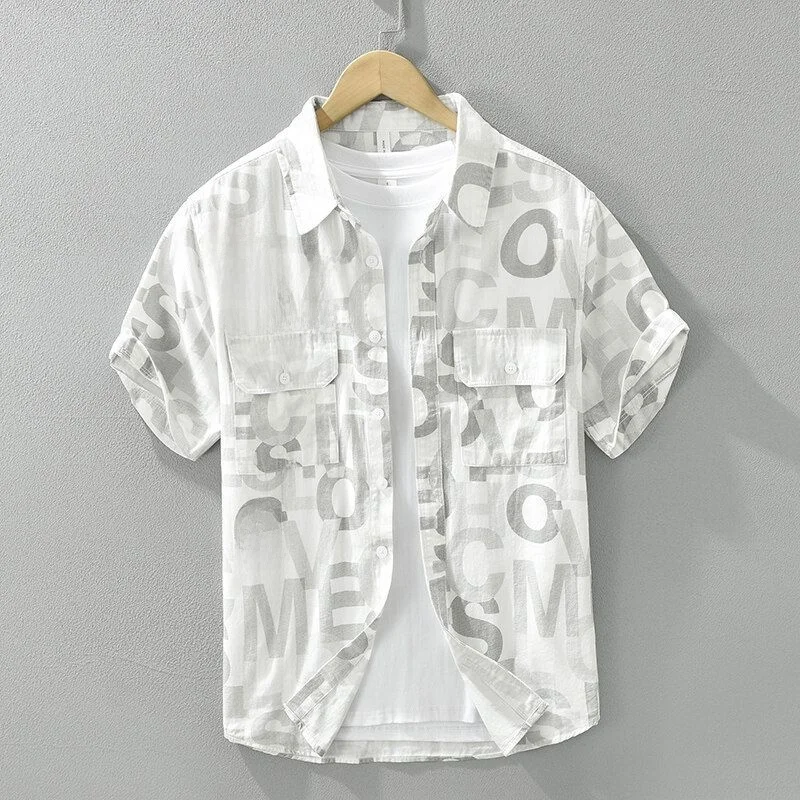 

Мужская свободная удлиненная куртка с индивидуальным буквенным принтом, рабочая одежда, модный бренд, весна-осень, повседневная стильная верхняя одежда