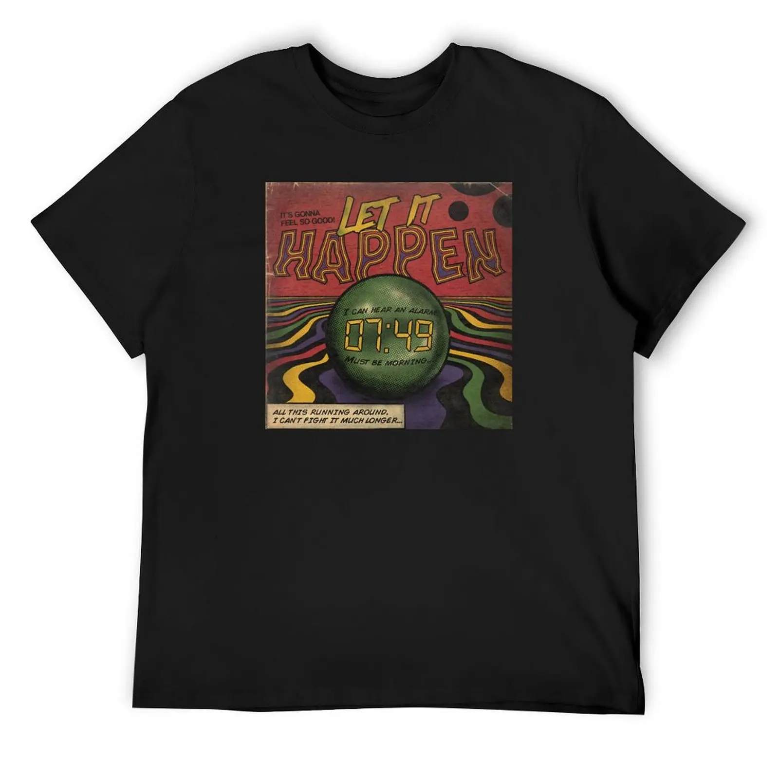 

Tame Impala Let it Happen T-Shirt anime plus size clothes Aesthetic clothing mens graphic t-shirts hip hop