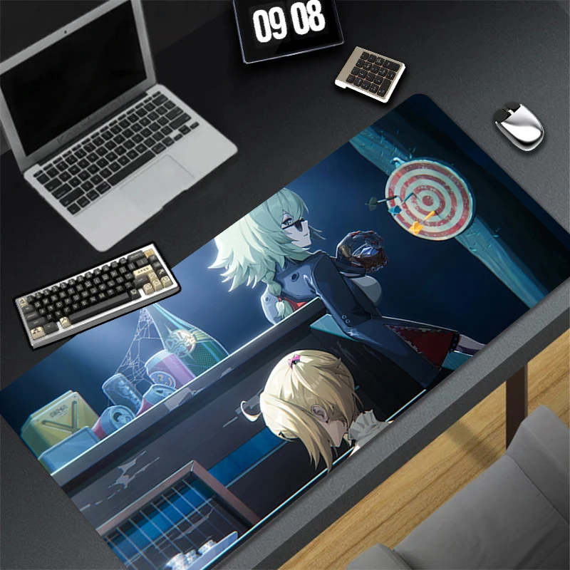 

Mousepad Pattern Mouse Pad Desk Mat Computer Gaming HD Keyboard Pad Rubber Mat Non Slip Zenless Zone Zero Caesar King Mouse Mat