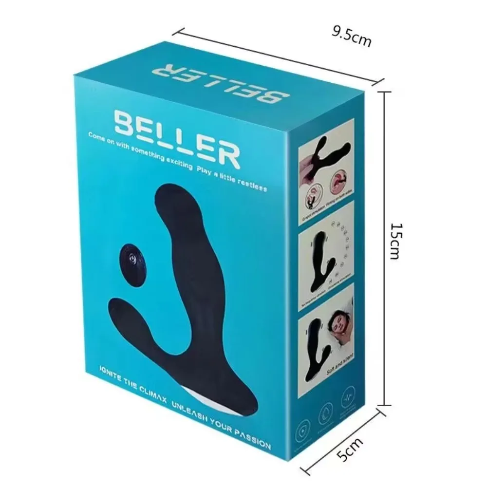 Powerful Multi-Speed Prostate Vibrator with Rotating Head Original Factory Male Masturbation Stimulator Insertable sex toy