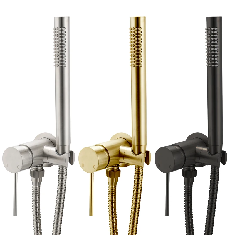 

Watermark Shower Mixer Tap Conceal Bath Shower Faucet Hand Held Set Stainless Steel Brushed for Bathroom