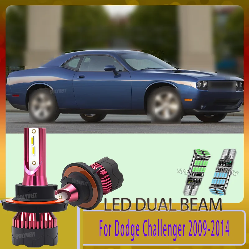 

Meticulously Tested LED 9008/H13 Dual High/Low Beam 12v 6000k High Bright For Dodge Challenger 2009 2010 2011 2012 2013 2014