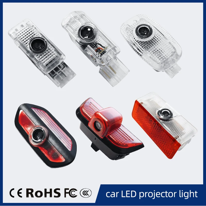 2pcs LED welcome lamp car door light logo laser projector lighting emblem For Mercedes Benz W204 W221 W222 W203 W168 W245 W164