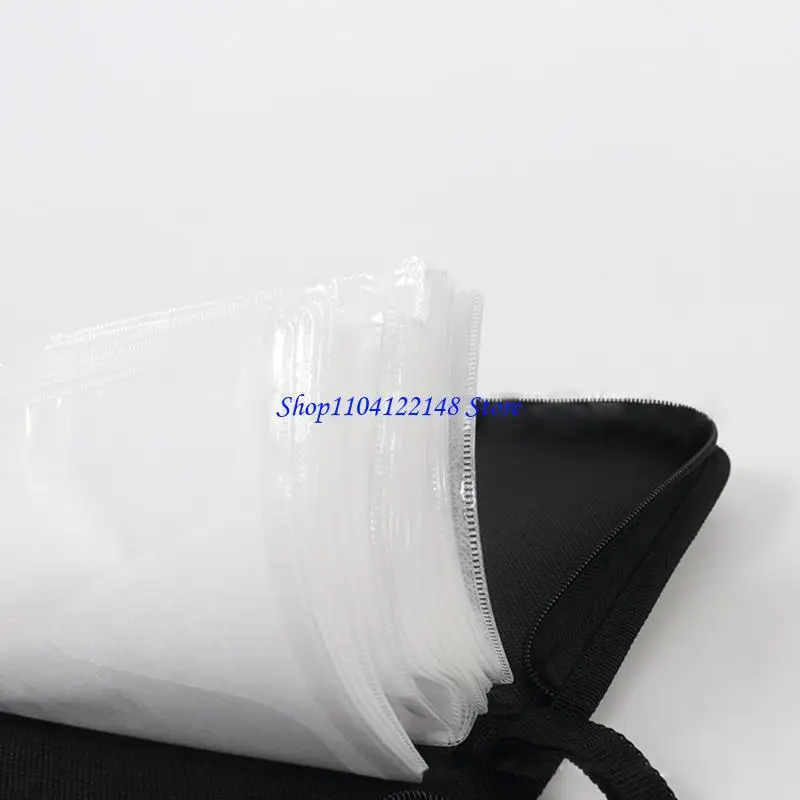 P9FA for 80Pcs Storage Case- DVD Booklet Holder DVD Discs Fabric Cloth Handbag DVD Case