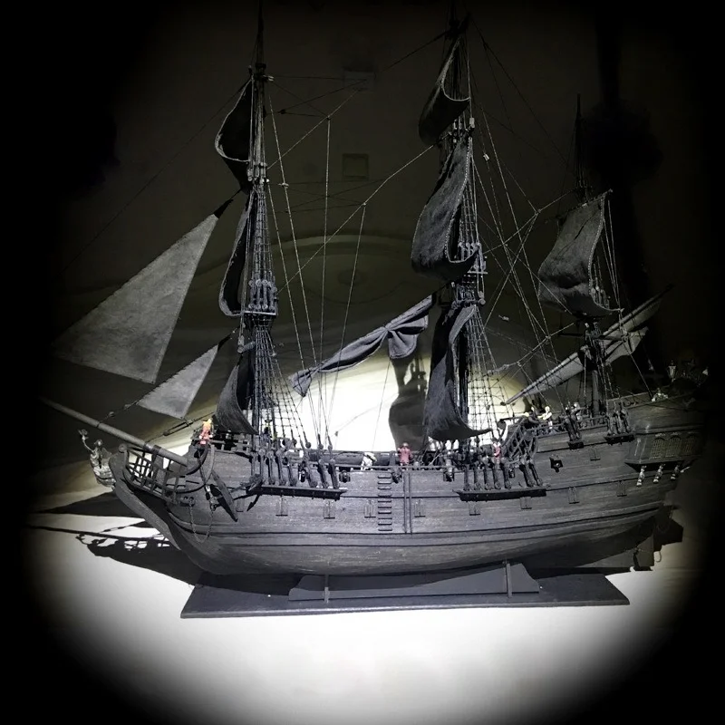 Smooth sailing DIY Wooden Model Ship Kit Handmade Creative Craft Building Set for Adults Hobby