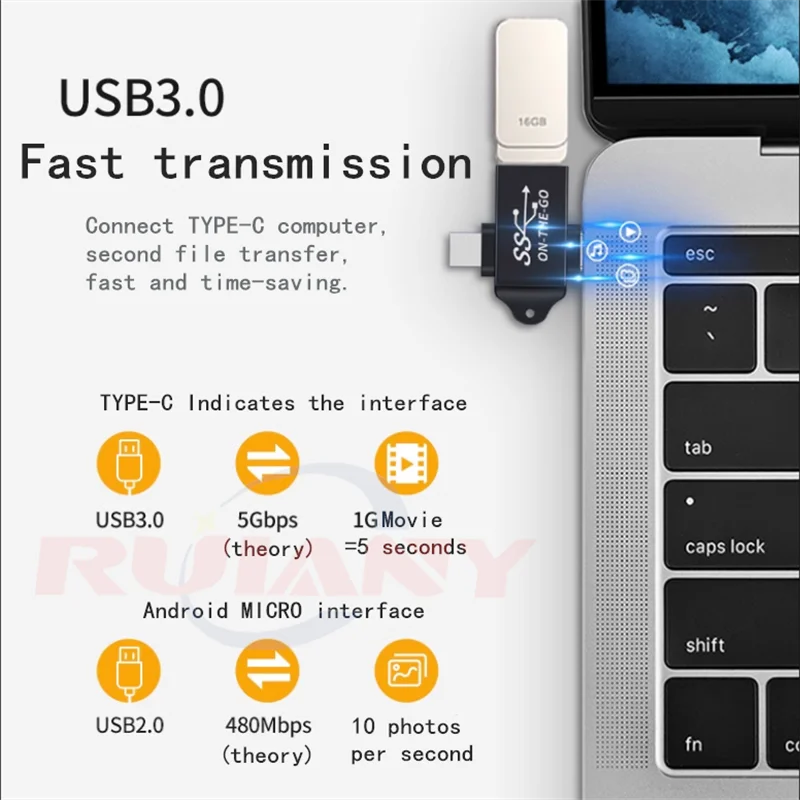 Mobile phone connect USB USB USB universal charging converter android otg adapter Android