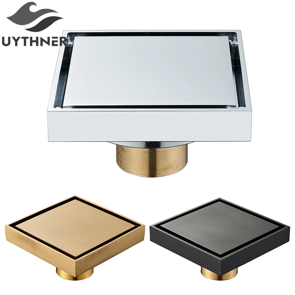 Bathroom Invisible Floor Drain 304 Stainless Steel Anti-odor Bath Shower Tray Long Drainage Linear Floor Drains Cover