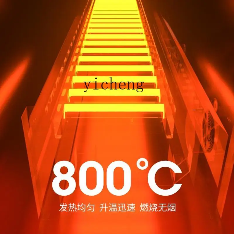 TQH BBQグリル業務用ブラックキングコング屋台移動式焼き魚牡蠣串焼きコンロ