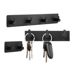 Stainless Steel Wall Hook 3M Self Adhesive Wall Door Hook Towel Clothes Robe Rack Toilet Accessories Bathroom Shower Accessories
