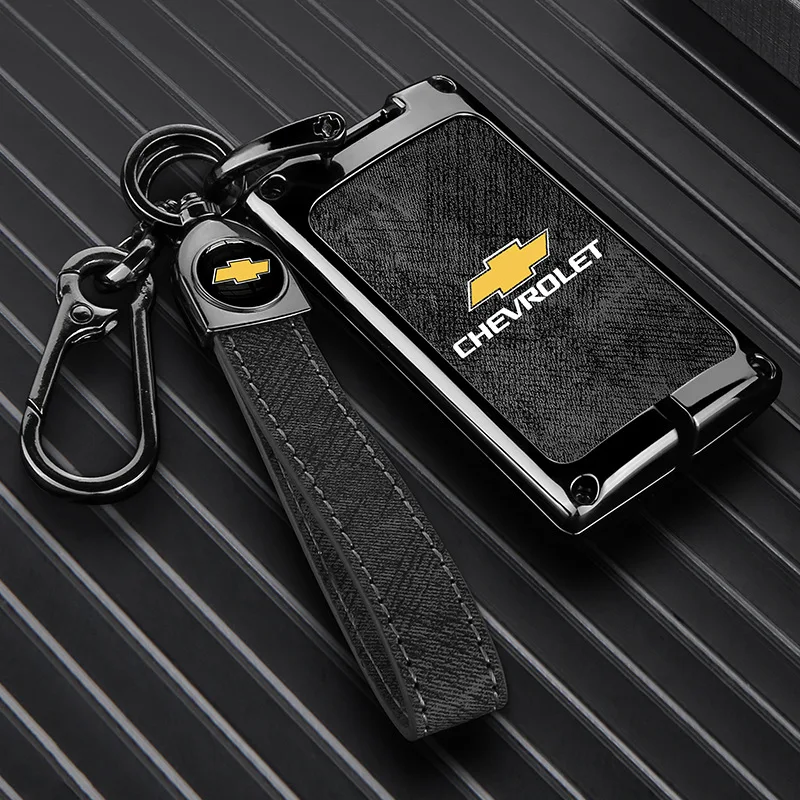 Key Case Cover for Chevy Suburban GMC Sierra Silverado 1500 2500HD Car Remote Fob Shell Protector with Keychain 2020‑2024