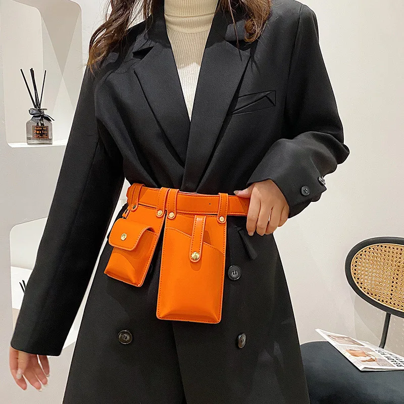 

Fashion Waist Bag Women Belt Bag Phone Purse 2025 Winter new Chest Pack PU Lady Shoulder Crossbody Chest Bag Designer Fanny Pack