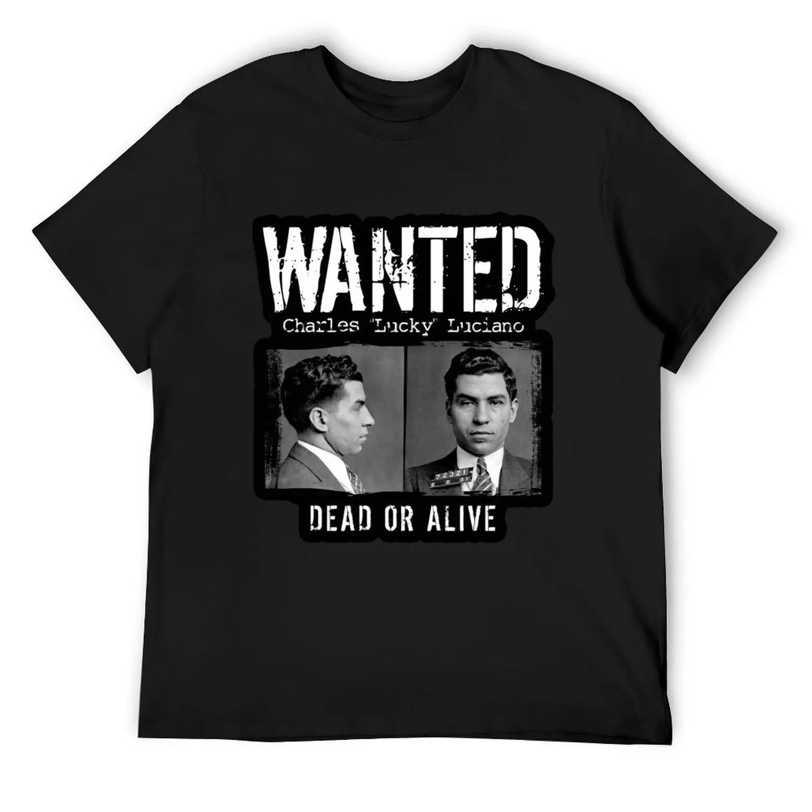 

Lucky Luciano Mugs T-Shirt vintage t shirts aesthetic clothes cheap stuff mens workout shirts