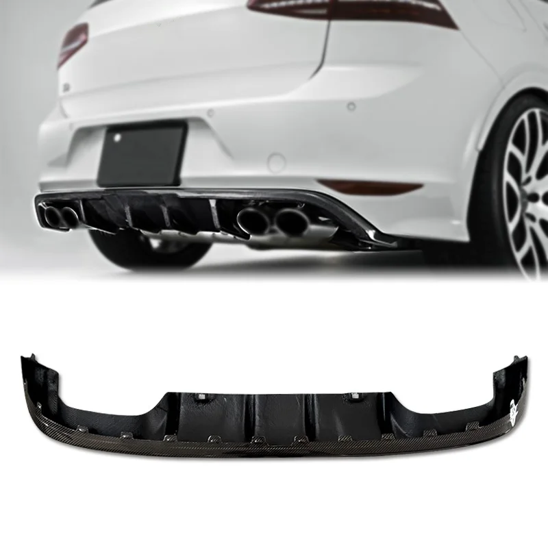 

Automotive Carbon Fiber Rear Bumper Suitable For Volkswagen GOLF 7R G-ARAGE VARY STYLE REAR DIFFUSER