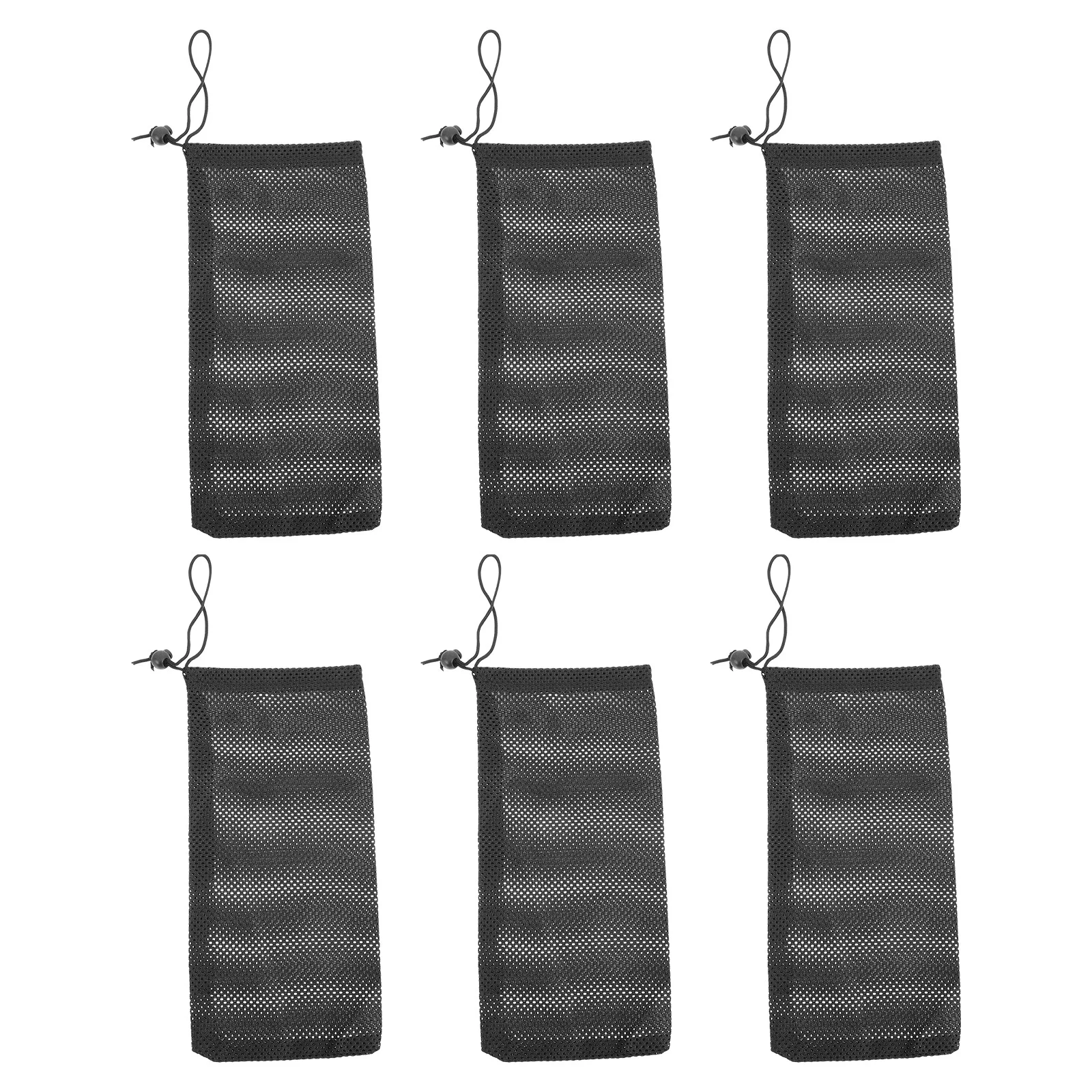 6 Pcs Filter Items Storage Pouch Fish Tank Mesh Bags Filtering Polyester Material