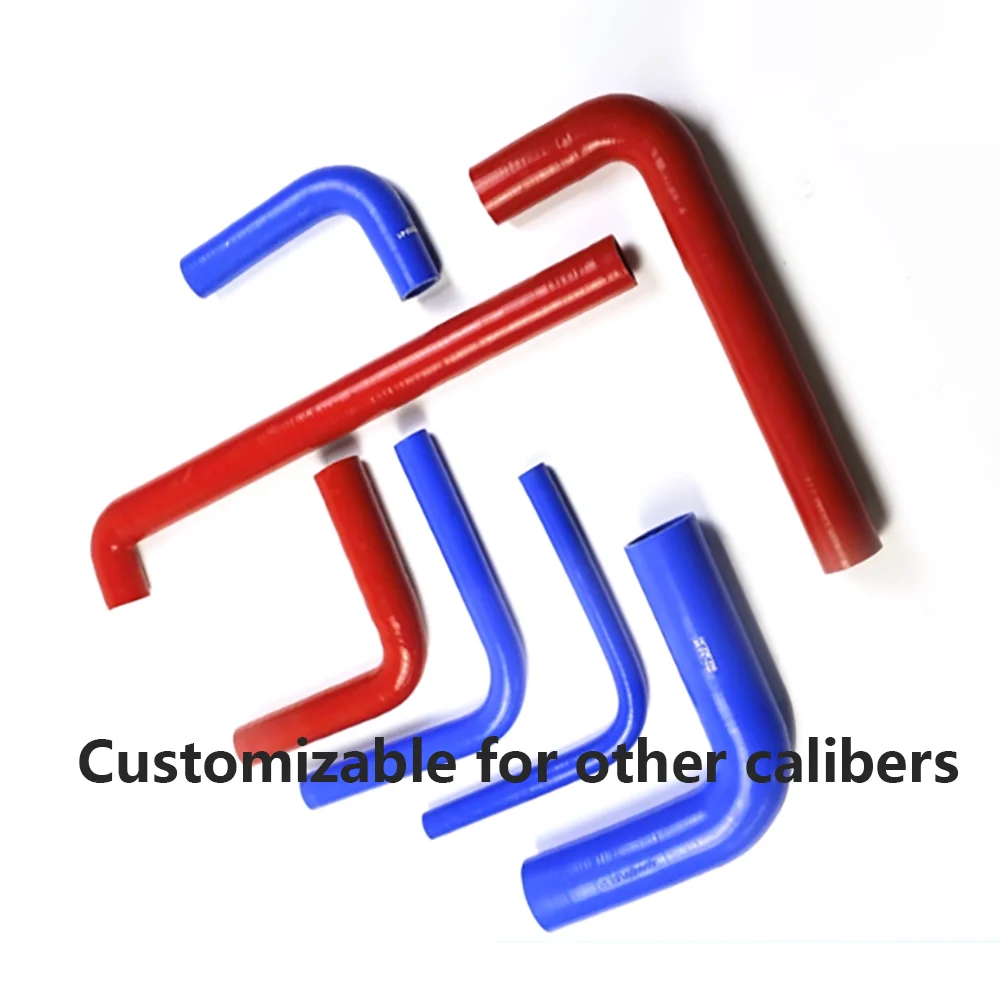 ID16-110mm 90 ° Extended Turbocharger Connecting Hose Heat-Resistant Silicone Connecting Hose Intercooler Connecting Hose